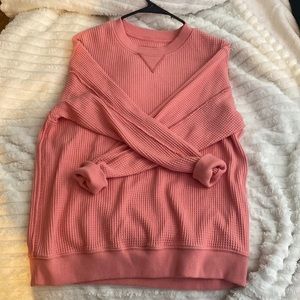 coral aerie sweater